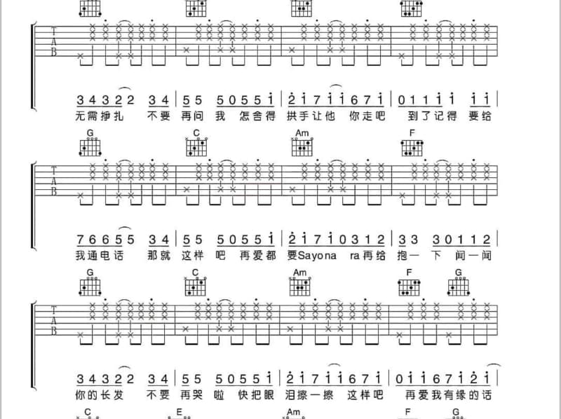 《现在回家》吉他谱_高明骏