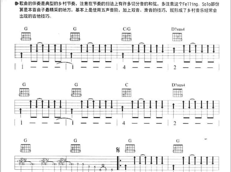 《哎咯咱的作数》吉他谱_歌梅拉组合