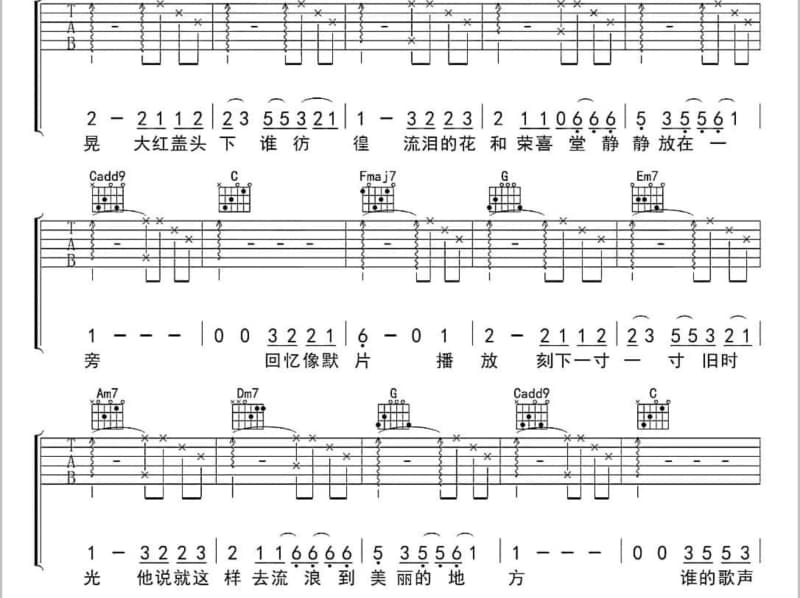 《爱变了这世界衬衣》吉他谱_古巨基