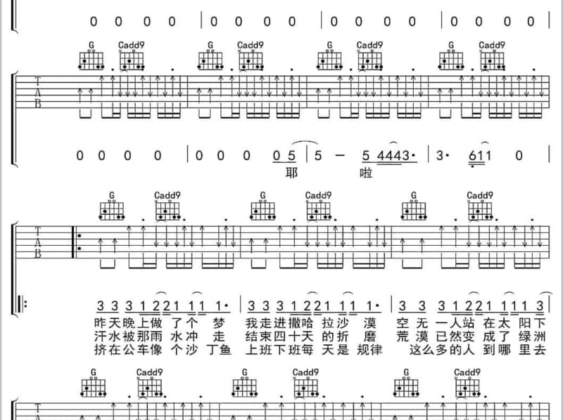 《恋后感》吉他谱_古巨基