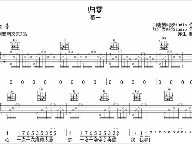 《每一面都美》吉他谱_古巨基