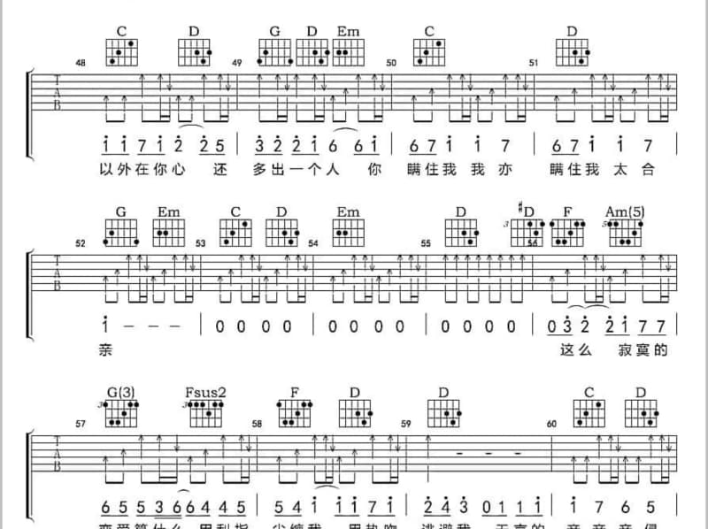《广东好汉》吉他谱_关正杰