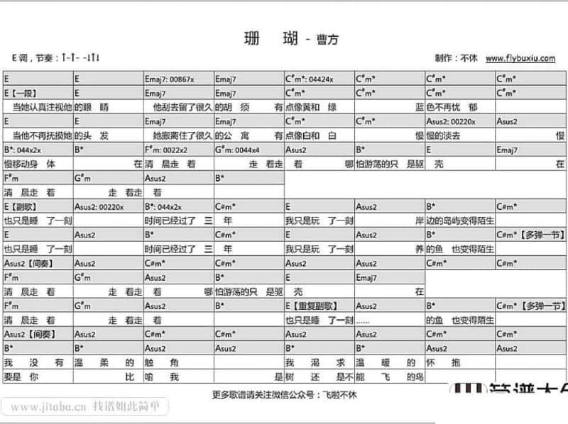 《望乡之再见萤火虫》吉他谱_郭富城