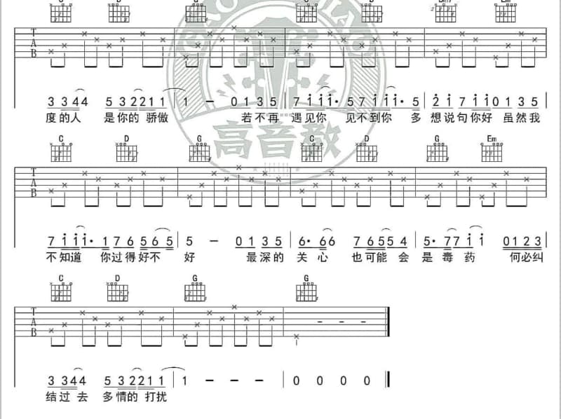 《我要你 body》吉他谱_海弦月