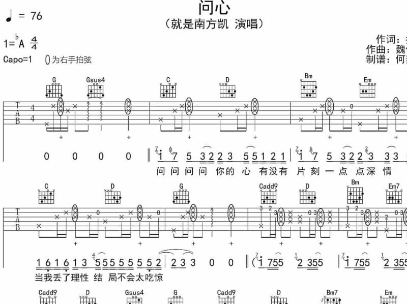 《我胡说》吉他谱_亥儿乐队