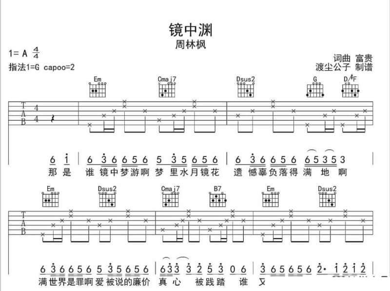 《This Is The Moment》吉他谱_杭士琁
