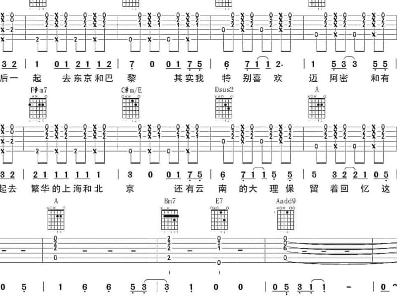 《我想喝酒》吉他谱_赫兹乐队