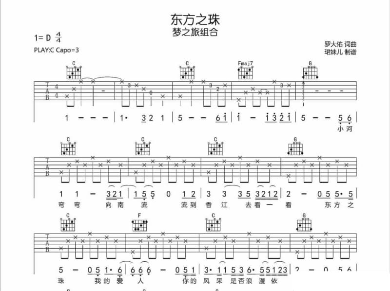 《听妈妈讲那过去的事情》吉他谱_黑鸭子合唱组