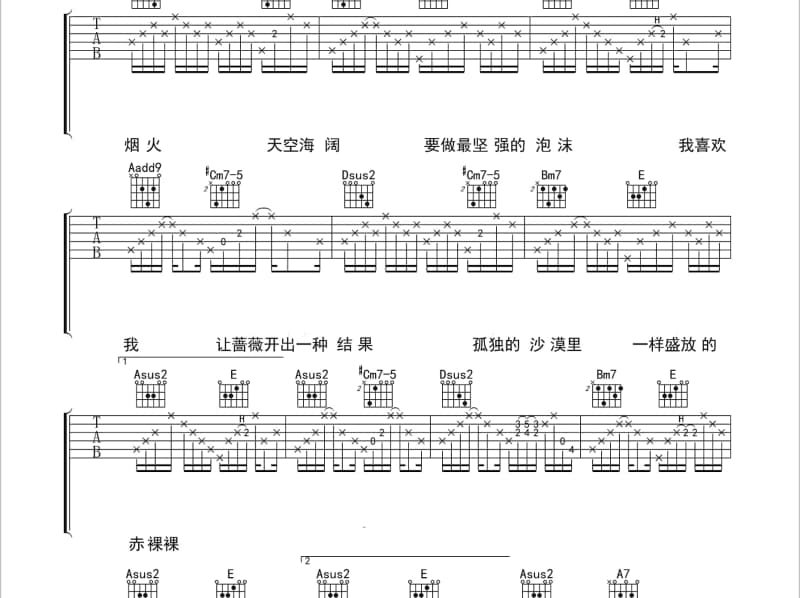 《妹妹你别走》吉他谱_刘超华