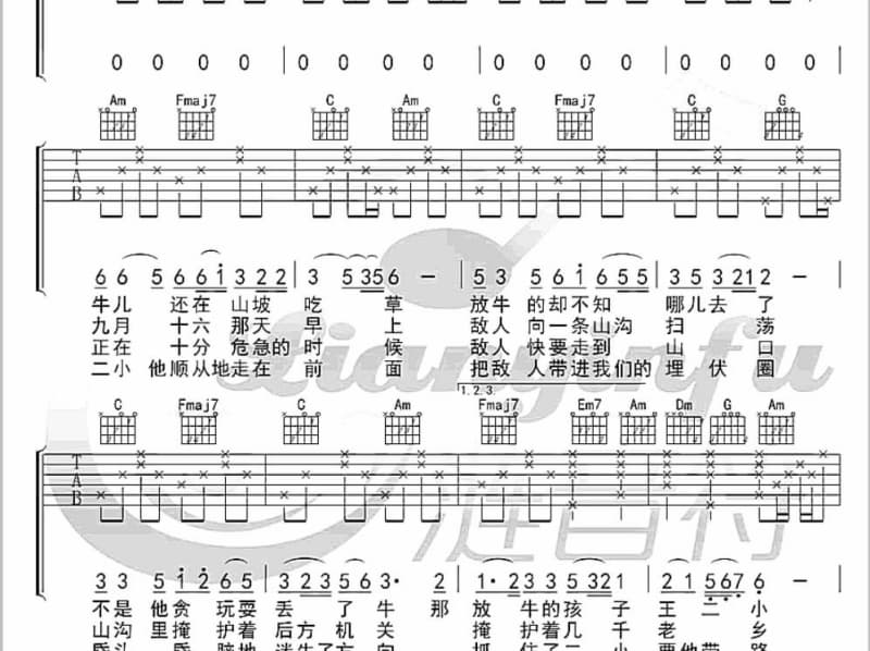 《圣树梵城》吉他谱_琼英卓玛
