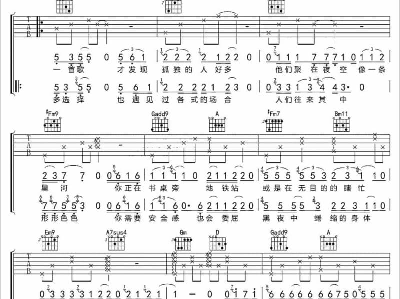 《收藏回忆·许墨2019生贺同人曲》吉他谱_球球