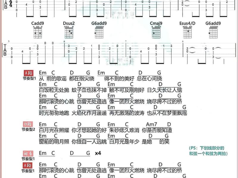 《千万次回忆地球》吉他谱_嘟比Dubi