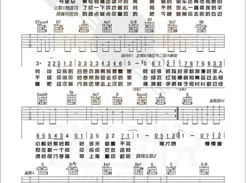 《玛格丽特》吉他谱_塞宁