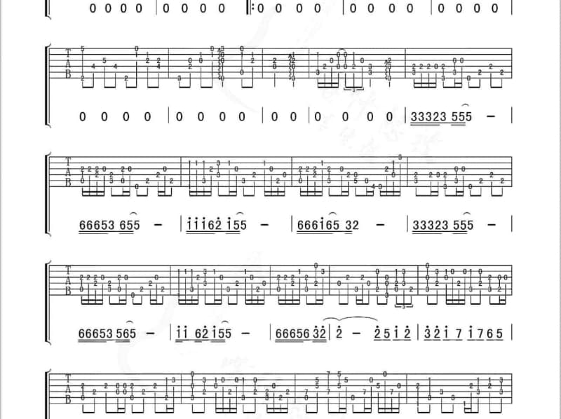 《青苔》吉他谱_刘珊珊