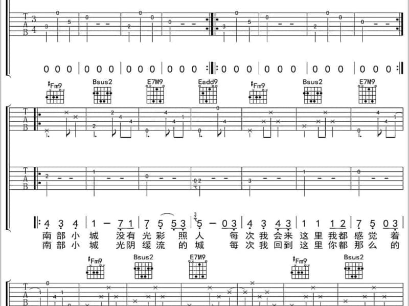 《临安记忆》吉他谱_少司命