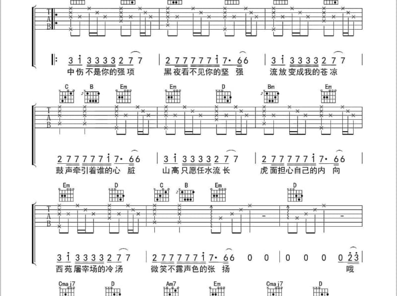 《读书郎》吉他谱_沈小岑