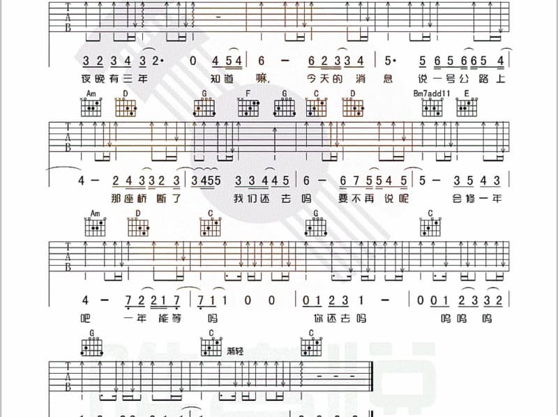 《心痛2009》吉他谱_欢子