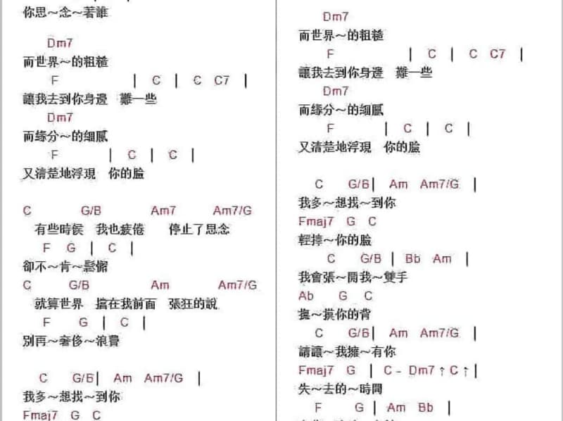 《小羽毛》吉他谱_宋小睿