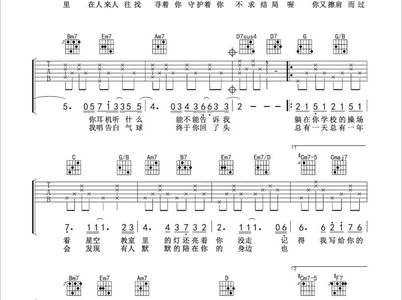 《陆吾神》吉他谱_龚琳娜