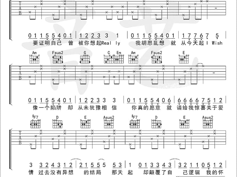 《想起老爸爸》吉他谱_杜春梅