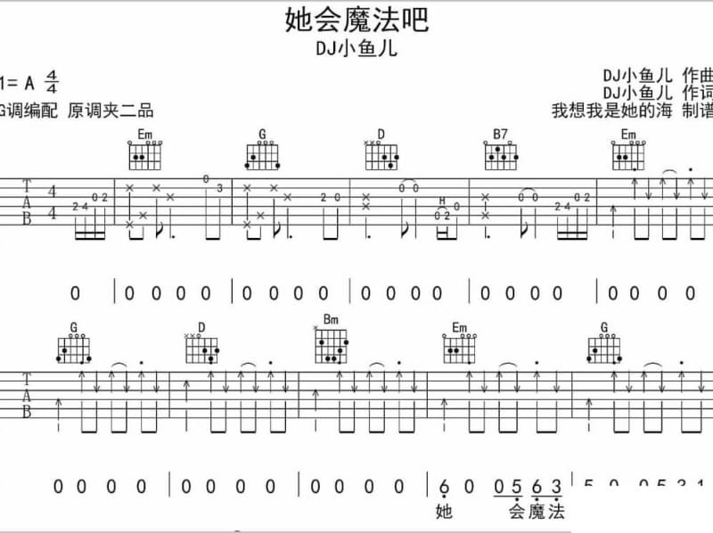 《把悲伤留给自己》吉他谱_孙露