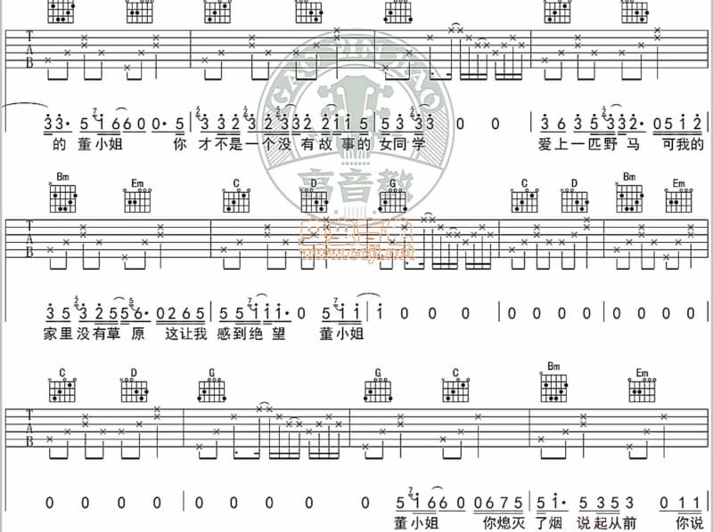 《下辈子也要找到你》吉他谱_孙露