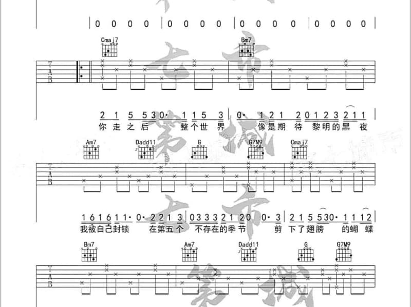 《因为我是女人》吉他谱_孙悦