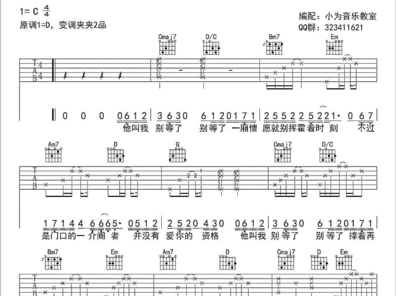 《团圆中国年》吉他谱_汤灿