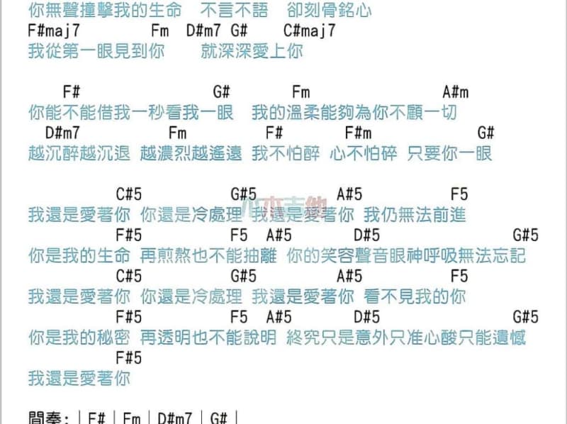《再见亦是回不去》吉他谱_天蝎丹