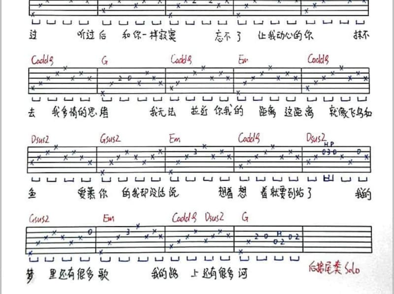 《今夜无人入睡》吉他谱_刘欢