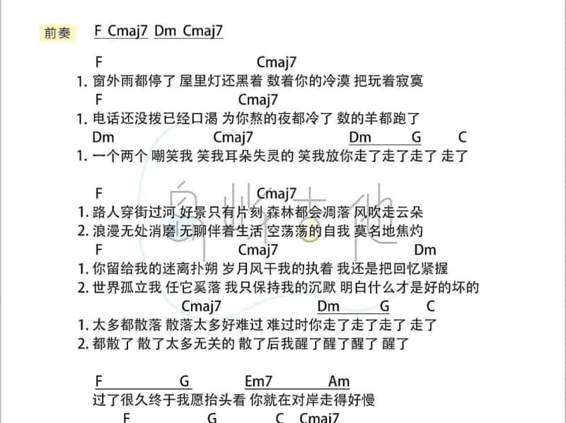 《赶牲灵》吉他谱_童丽