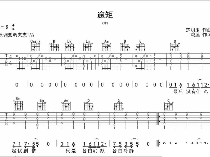《故事 Have not been to me》吉他谱_童圆喻