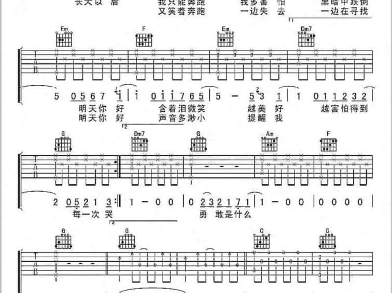《暗勇》吉他谱_宝石Gem