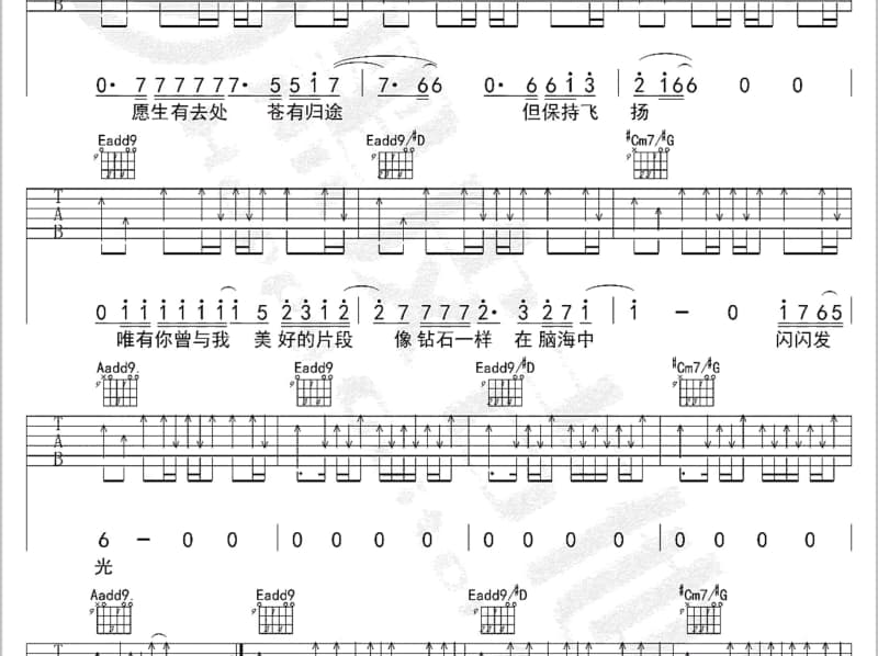《陕北人》吉他谱_王二妮