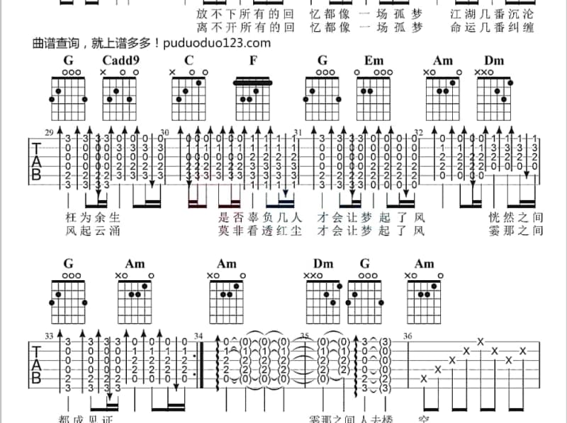 《今生唯你眷恋》吉他谱_王菲儿