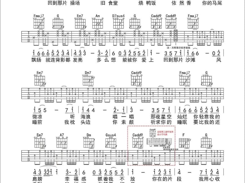 《脚印》吉他谱_王洁实