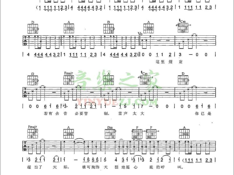 《十一面观音根本咒》吉他谱_王珺