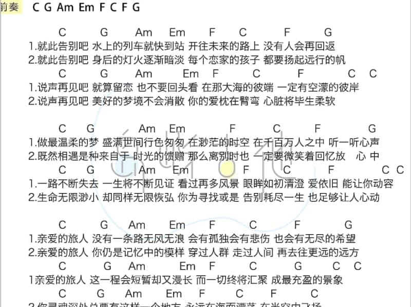 《情歌怎么唱》吉他谱_王可儿