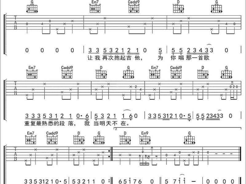 《大闹天宫》吉他谱_龚玥菲