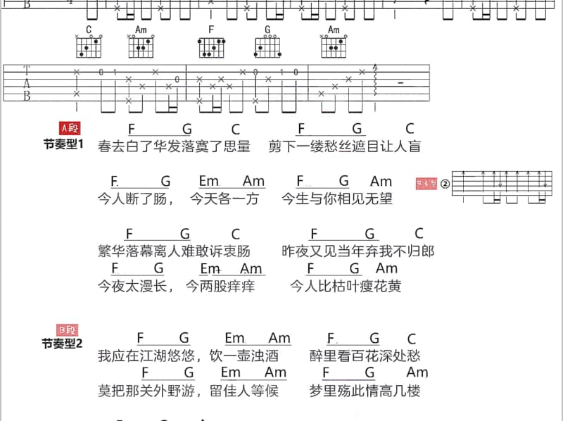 《么么哒》吉他谱_王麟