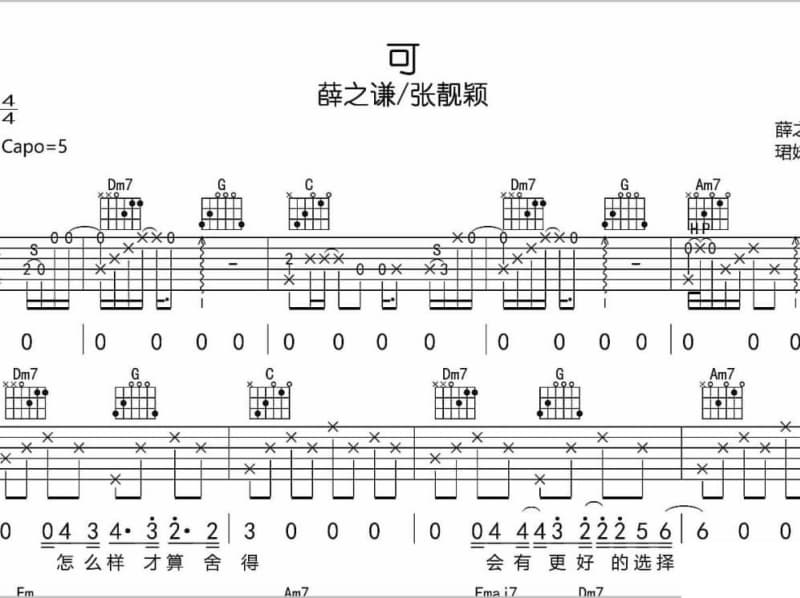 《你眼中的我》吉他谱_王萌