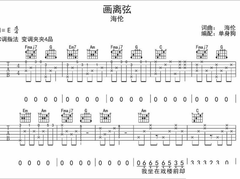 《这就是思念》吉他谱_王萌