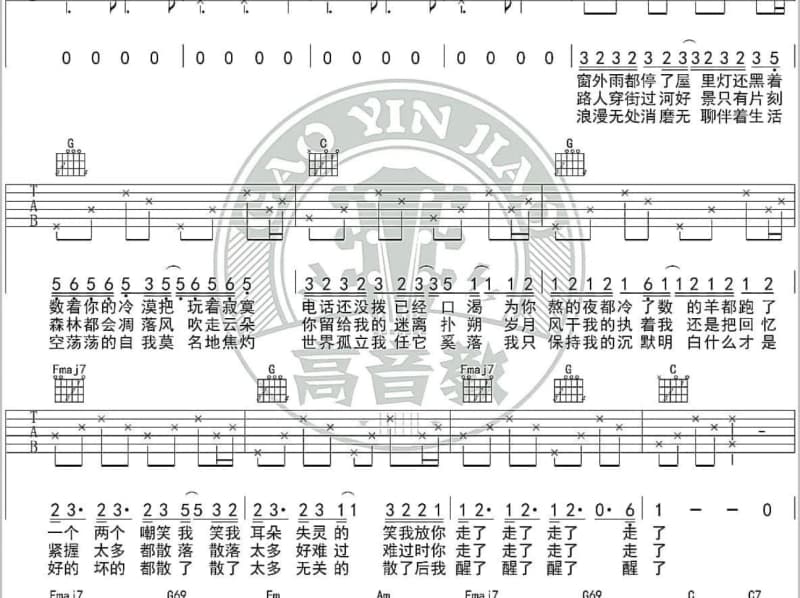 《海子》吉他谱_宝石Gem