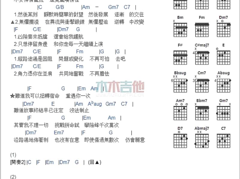 《和你一起去放羊》吉他谱_王晓娟