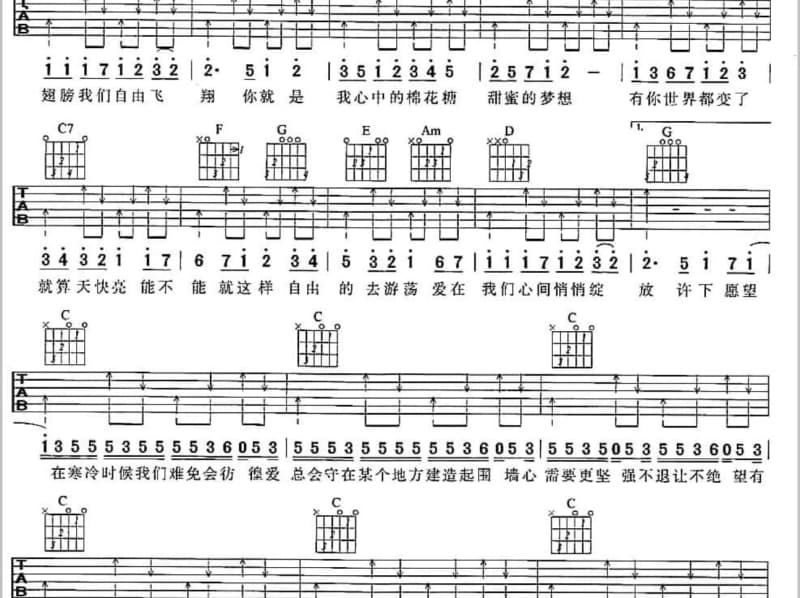 《网络现象》吉他谱_王晓敏