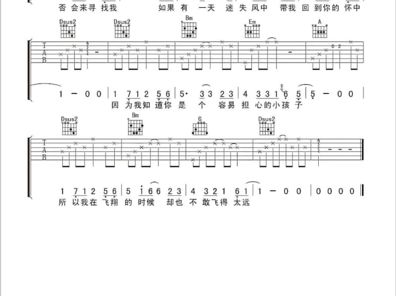 《火了爱》吉他谱_桂莹莹