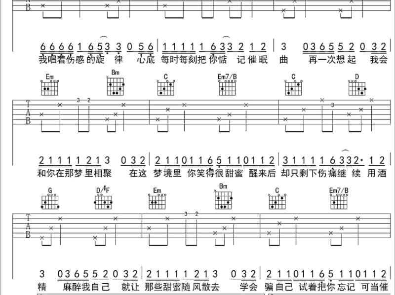 《像暗杀似的绕到背后突然拥抱你》吉他谱_王梓钰
