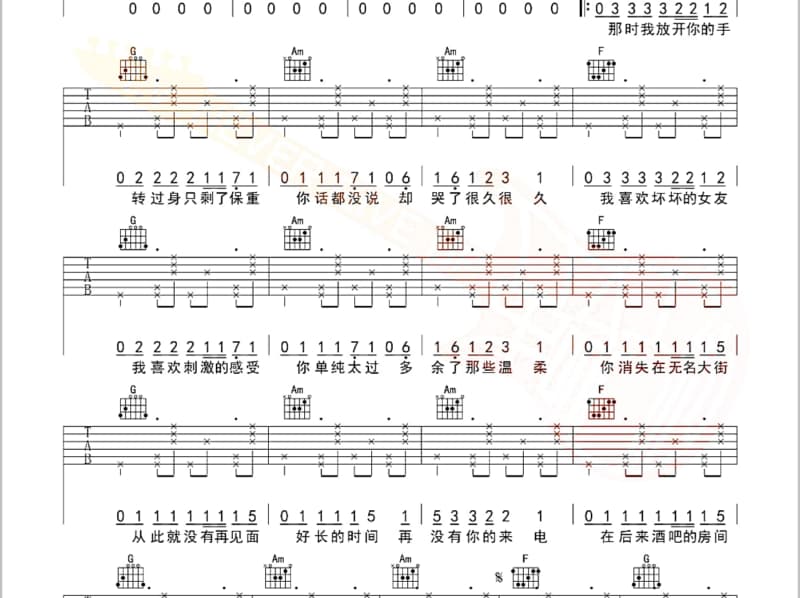 《路过人间》吉他谱_魏君华