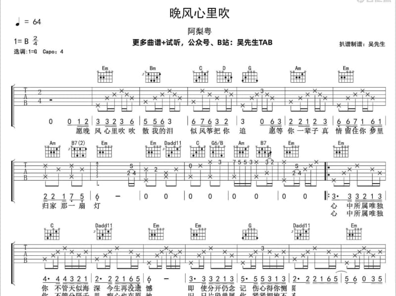 《我不知道发生了什么》吉他谱_温蕊尔