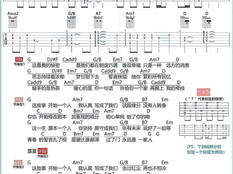 《全家京剧迷》吉他谱_温馨